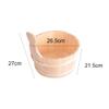 Sauna Bucket and Ladle Set - Sauna Barrel for Home, Spa and Sauna Accessories for Homes, Bathrooms, Family, Parents, Friends, view 2