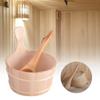 Sauna Bucket and Ladle Set - Sauna Barrel for Home, Spa and Sauna Accessories for Homes, Bathrooms, Family, Parents, Friends, view 4