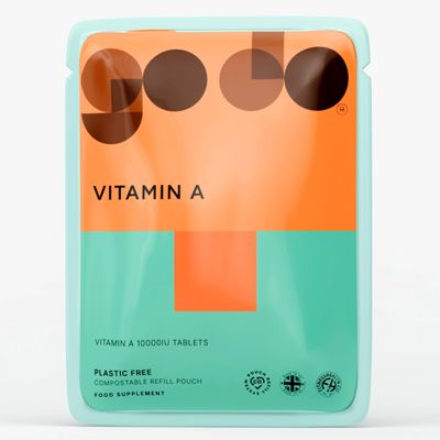 Fitness Health Vitamin A 10000IU 120 Tablets - Healthy Skin, Vision Support Supplement - Quality Nutrition Healthy Mood - Suitable for Vegan and Vegetarians - Recyclable Packaging
