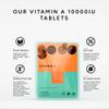 Fitness Health Vitamin A 10000IU 120 Tablets - Healthy Skin, Vision Support Supplement - Quality Nutrition Healthy Mood - Suitable for Vegan and Vegetarians - Recyclable Packaging view 3