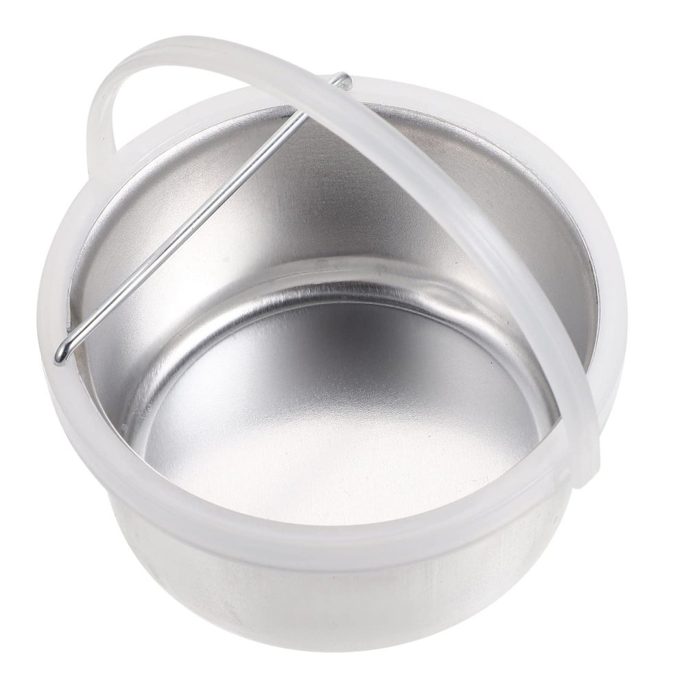 Beatifufu Aluminum Wax Melting Pot Wax Heater Pot Replacement Inner Container Suitable for Hair Removal Accessory