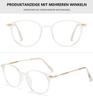 Lanomi Vintage Progressive Multifocal Reading Glasses Women Men Round Blue Light Blocking Eyeglasses Magnifying UV400 Outdoor Computer Reader Clear(Multifocal) 3.0 view 3