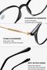 Lanomi Vintage Progressive Multifocal Reading Glasses Women Men Round Blue Light Blocking Eyeglasses Magnifying UV400 Outdoor Computer Reader Clear(Multifocal) 3.0 view 4