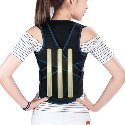 ADITAM n/a Back Belt Posture Corrector Humpback Correction Shoulder Spine Back Support Belt Corset for Girl Boy Students (Color : Black, Size : XL code) Double the comfort