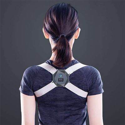 ADITAM n/a Smart Posture Correction Adjustable Angle Sensing Monitor Posture Corrector Children Adult Corrector Hunchback (Color : Black, Size : One size) Double the comfort