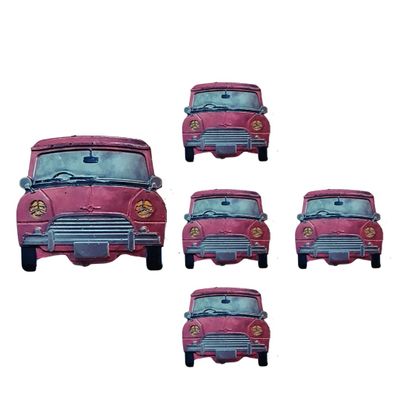 Mini Car themed 5 Piece Chocolate Gift (Dark 70% Chocolate)