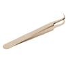 False Lash Extension Tweezer, Stainless Steel Lash Extension Tweezer for Beauty Salon (Curved Tweezers) view 1