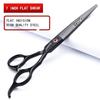 6.5/7/7.5 Zoll Schere Set Salon Professional Friseur Haar Schneiden und Ausdnnen Friseur Spezialschere 440C Edelstahl (7 inches, 3 Pieces-B) view 4