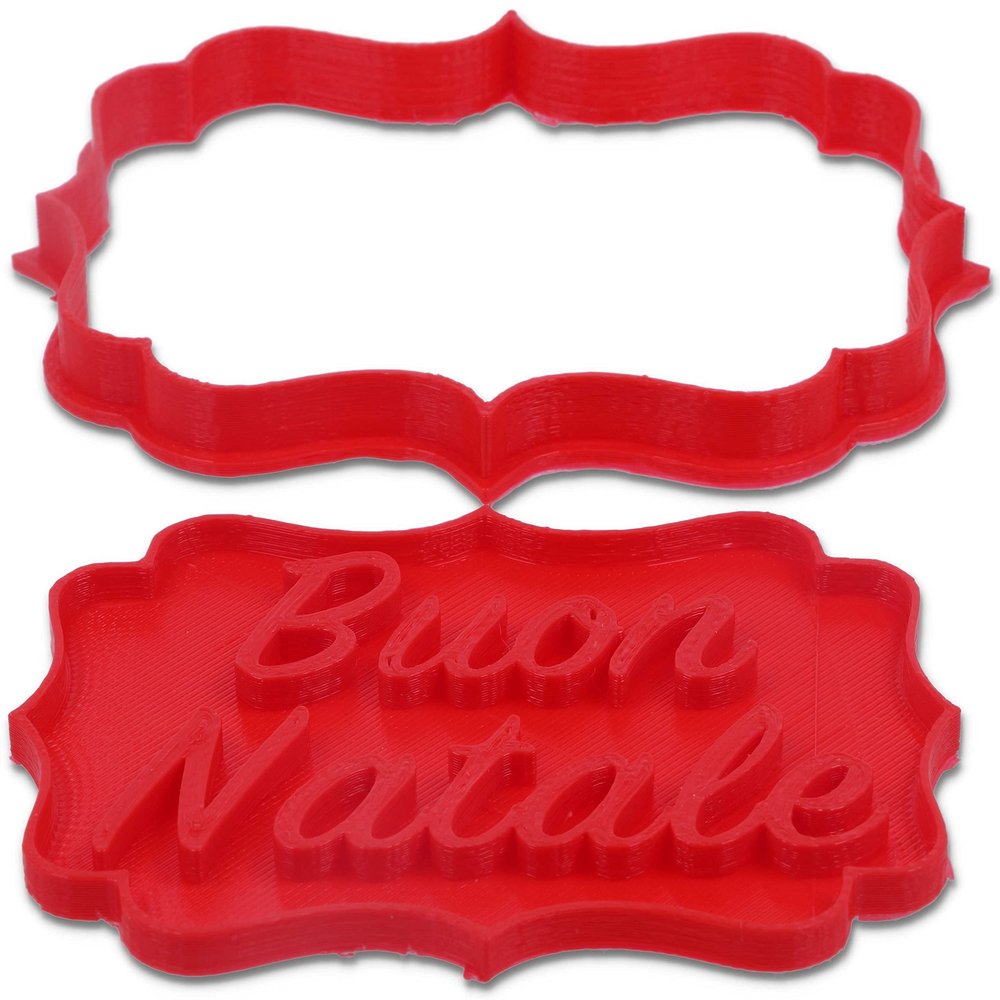 3D Merry Christmas Pastry Cutter