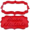 3D Merry Christmas Pastry Cutter view 1