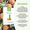 Healthspan Bromelain with Added Vitamin C | 120 Tablets | 500mg Bromelain Extract | Digestive Enzyme | Pineapple Plant | Vegan view 2