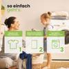 BiOHY Detergent Sheets (6 x 60 Pieces) | Sustainable Travel Detergent | Multi-Use & Without Plastic | Biodegradable Washing Paper | Water-Soluble Detergent Strips for Washing Machines (Wasch Bltter) view 3