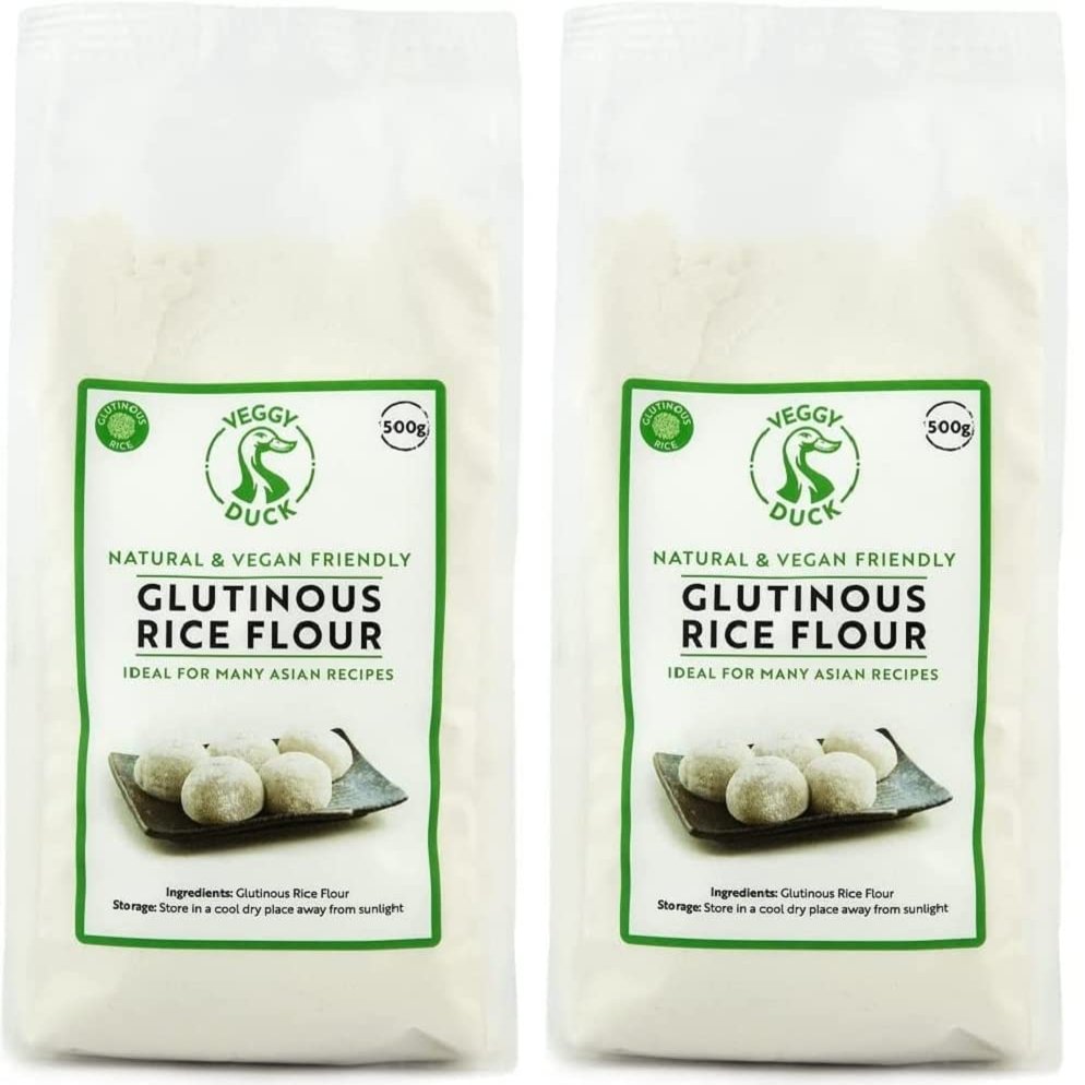 Veggy Duck - Glutinous Rice Flour (500g, Pack of 2) | Ideal for many Asian Recipes