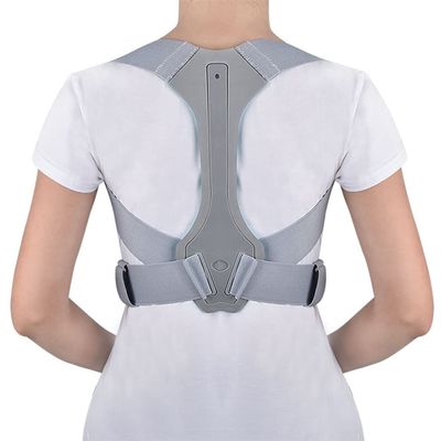 ADITAM n/a Back Posture Corrector Clavicle Spine Back Shoulder Support Belt Posture Correction Prevents Slouching Unisex (Color : Gray, Size : M Code) Double the comfort