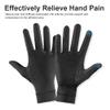 2 Pair Copper Compression Arthritis Gloves Full Finger Copper Arthritis Compression Gloves with Touchscreen Copper Infused Glove for Hand Wrist Support for Carpal Tunnel Arthritis Tendonitis (M) view 3