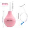 MIVAIUN 225 ML Bulb Douche Set for Men & Women, 2 Reusable Slim Nozzles, 1 Long Tube Hose Nozzle & 1 Storage Bag, Silicone Douche Bulb Cleaning Kit (Pink) view 2