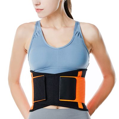 Samnuerly Lumbar Support Belt Waist Strap Stabilizing Brace Comfortable Lightweight Design for Lower Back Pain Relief Improved Posture Herniated Disc Women Men,S