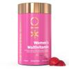 Nutriburst Womens Multivitamin - Hormone Regulation & Support Collagen Formation - Contains 15 Micronutrients; B5, B6, B12, C, D - Vegan, Sugar Free Supplement - 60 Berry Gummies - 1 Month Supply view 1