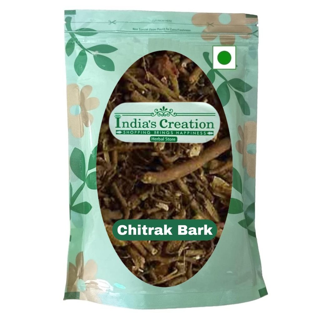 Chitrak Roots-Plumbago Indica Root-Raw Herbs-Chita Mool-Chita Root-Chita Jadd-Jadi Booti-Single Herbs, Natural, 4