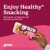 Graze Cherry bakewell Oat Flapjacks, Vegetarian Snacks, 3 Bars per Punnet, Whole Oats & Natural Flavours - Packaging may vary - (18 x 50g Snacks)(Cherry Bakewell) view 3