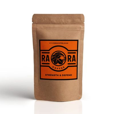 RARA Strength & Defend Mushroom Coffee - 200g - Full Roast Instant Arabica Coffee with Cordyceps Mushroom extract
