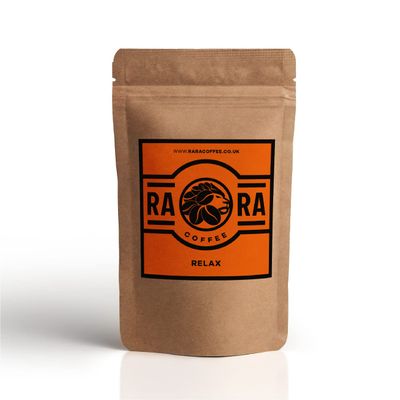 RARA RELAX Mushroom Coffee - 100g Instant Arabica Coffee Blend and Reishi (40 servings)