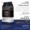 Grano Milano French Roast Robusta & Arabica Coffee Beans 1kg  Extra Strong Dark Roast Espresso, Intensity 5/5, Southeast Asia & Central Africa Origins, Roasted in Italy (Packaging May Vary) view 2