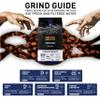 Grano Milano French Roast Robusta & Arabica Coffee Beans 1kg  Extra Strong Dark Roast Espresso, Intensity 5/5, Southeast Asia & Central Africa Origins, Roasted in Italy (Packaging May Vary) view 4