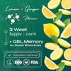 Known Advanced Memory & Cognition Liquid GBL-Memory1, Brahmi, Manganese & B Vitamins Natural Lemon & Ginger Flavour Vegan, 210ml, 14 Servings view 3