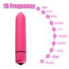 10 Modes Quiet Waterproof Bullet Rod Soft Silicone Toys Powerful Mini Stick Massage Ball for Women Pleasure, Personal Mini Travel Bullet Tool for Men and Women, Electric Handheld Play (Red) view 2