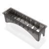 ANKROYU 10 Grid Hair Clipper Comb Holder, Guide Comb Container, Electric Clipper Limit Comb Organizer, Barber Guard Storage Box, Shaving Cutting Guides Attachment Organizer view 1
