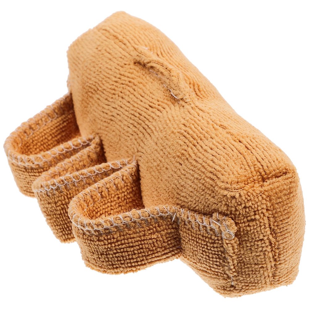 Beavorty Elderly Finger Cushion for Bedsores Prevention Comfortable Thumb Palm Pad Multi-Functional Finger Separator High Elastic Grip Strength Trainer for Health Care