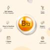 Vitamin B12 Tablets - 365 Tablets - 1 Year Supply - 1 a Day - 500mcg - Easy to Swallow & Small in Size (6mm) - Bioavailable Methylcobalamin Form - Vegan Vitamin B12 Supplement for Men & Women view 4