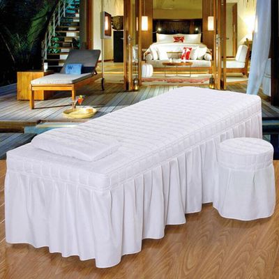 EdirFtra A single bed skirt of 190x80cm, massage bed sheet of physical beauty parlor, massage bed, SPA bed, full skirt (excluding pillow and stool cover),B