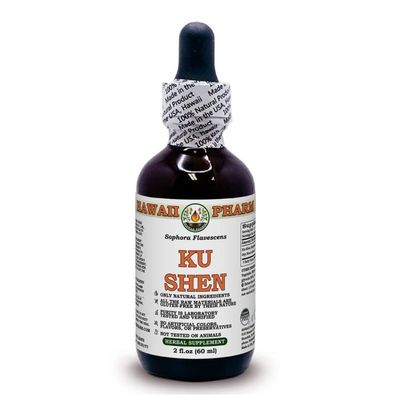Hawaii Pharm Europe Ku Shen (Sophora Flavescens) Root Alcohol-Free Liquid Extract Glycerite 60 ml