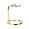and Shaving Brush Stand Stainless Steel Holder for Salon Home Use (Gold) view 4