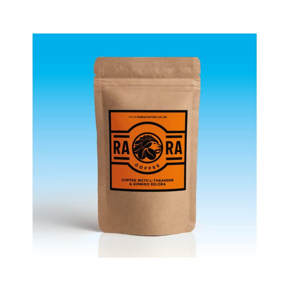 RARA Nootropic Coffee - 100g - Arabica Instant Coffee blend with L-Theanine & Ginkgo Biloba