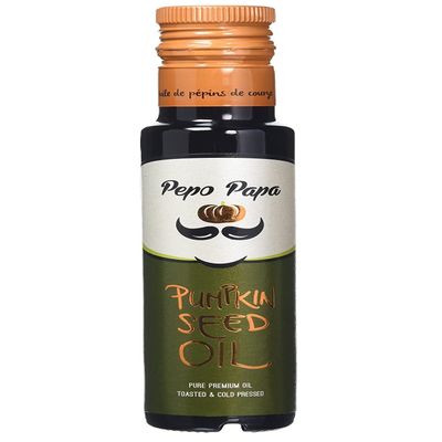 Pepo Papa - Pumpkin Seed Oil - Toasted and Cold Pressed Pure Premium OIL - Vegan - 100ml