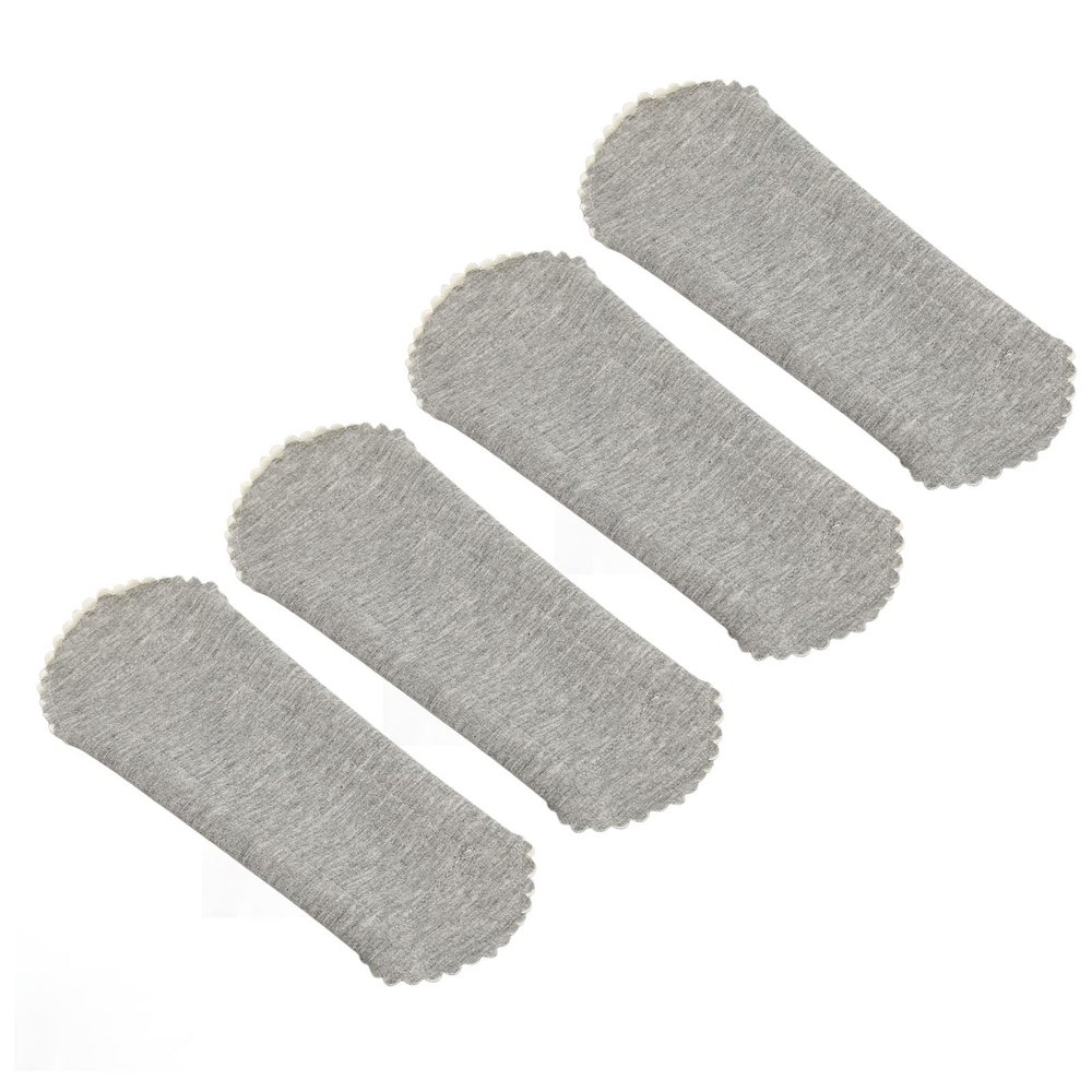 4pcs Cloth Panty Liners,Breathable Leakage Proof Washable Reusable Sanitary Pads for Women (M)