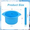 2pcs Wax Pot Liner, Silicone Wax Warmer Liner with 2pcs Blue Silicone Wax Spatula Wax Warmer Liners Reusable Compatible with 16oz Electric Waxing Kit (Pink, Blue) view 2