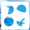 2pcs Wax Pot Liner, Silicone Wax Warmer Liner with 2pcs Blue Silicone Wax Spatula Wax Warmer Liners Reusable Compatible with 16oz Electric Waxing Kit (Pink, Blue) view 3