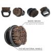 COHEALI Hair Brush Bristle Men Bristles Beard Brush Barber Fade Men Beard Laundry Signs for Laundry Room Shaving Mens Hair Man Wen Wan Ring view 3