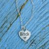 BDSM Pendant, Bitch Pendant, BDSM Accessories, Sub Aftercare, Handmade in Fine Pewter by William Sturt view 4