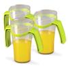 Nosey Cup with Handles Pack of 3 | Adult Drinking Cup for Elderly | Plastic Cup with Handles | Adult Beaker | Adult Feeding Cup | Disability Drinking Cup | Drinking Aid | Cup with Cut Out view 1