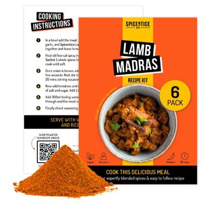 Spicentice Lamb Madras Curry Kits (Pack of 6)