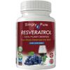 Simply Pure Resveratrol 500mg | High Strength Trans-Resveratrol Supplement | 60 Vegan Capsules | Plant Derived Antioxidant | Non-GMO & Gluten Free | Daily Cellular & Longevity Support view 1