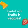 Beech-Nut Toddler Snacks, Mini Waffles with Hidden Veggies, Butternut Berry, Non-GMO, 3.2 oz Bag (7 Pack) view 3