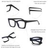 Hubeye Reading Glasses for Women Oprah Style Blue Light Blocking Oversized Square Spring Hinge Computer Readers (Leopard Print+Dark Gray, 1.00) view 4