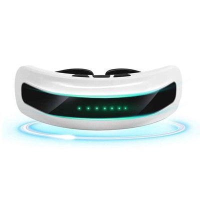 Samnuerly Eye Massager with Heat and Vibration, Air Compression Eye Massager Mask with Green Light Movement Technology and Magneticsfor Dry Eyes Strain