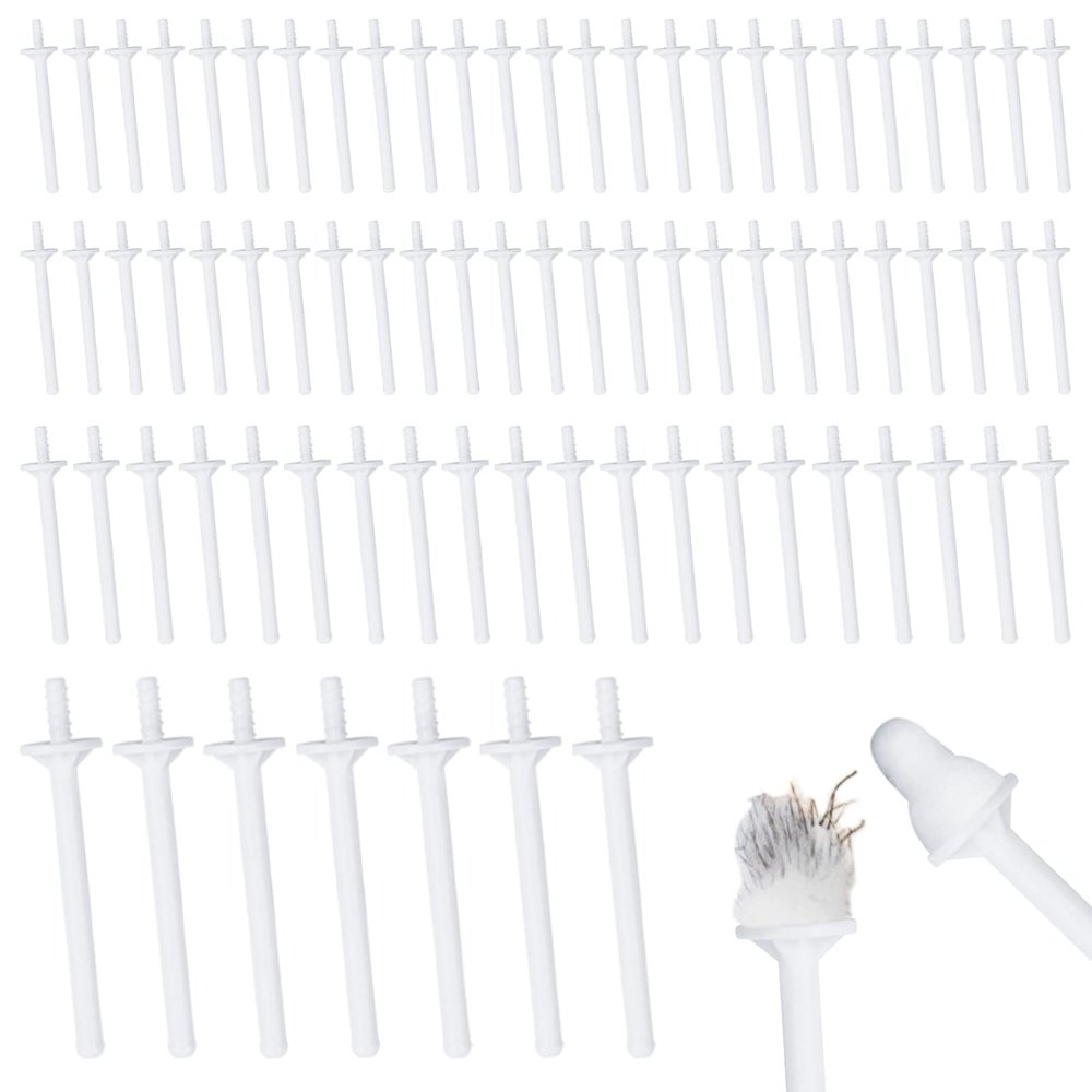 100 Pieces Nose Wax Sticks, Disposable Nose Hair Removal Sticks Men Nose Waxing Applicators Kit for Nostril Cleaning